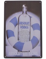 Absolut Retro Vintage dekoratívna plaketa