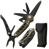 MULTITOOL Multifunkčné náradie M-TAC Nôž Zelený / Čierny s puzdrom