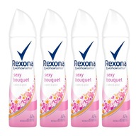 Rexona Antiperspirant Sexy Bouquet Spray 150ml x4