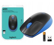 Bezdrôtová myš LOGITECH M190 Blue + batérie