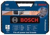 BOSCH SADA VRTÁKOV A BITOVAČOV TITANIUM V-LINE 103 KS.