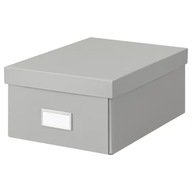 IKEA NÁDOBA HOVKRATS S VEKOM ŠEDÁ 23x32x14cm