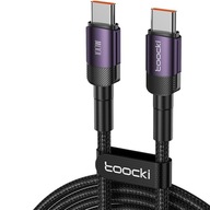 TOOCKI rýchly USB-C Type-C 100W kábel PD QC 100 cm