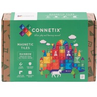 Veľké magnetické stavebné bloky Rainbow Creative Pack 102 Connetix