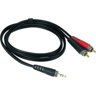 Klotz AY7 0600 mini TRS / 2xRCA kábel 6m