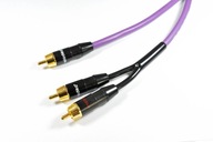Kábel subwoofera Melodika MDSWY60 typu Y (RCA-2xRCA) fialový - 6m