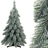 VIANOČNÝ STROMČEK ZASNENÝ SMREČEK 90CM PADAJÚCE KONÁTKY UMELÝ STROM AKO ŽIVÝ