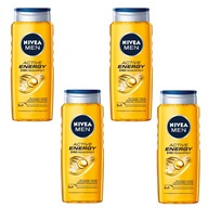 NIVEA MEN Active Energy sprchový gél 4x500ml