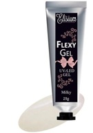 ELISIUM FLEXYGEL UV LED GÉL NA NECHTY 25g MILKY