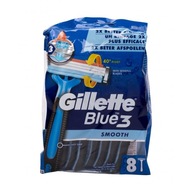 Gillette Blue3 Smooth jednorazové 8 kusov