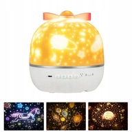 NOČNÁ LAMPA STARS SKY PROJECTOR DARČEK 50 LED