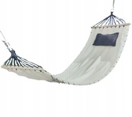 Hojdacia sieť ležadlo 191 x 77 cm GARDENIC 100kg ECRU