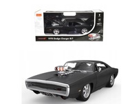 RASTAR DODGE CHARGER R/T čierna Mierka 1:16 Auto na diaľkové ovládanie