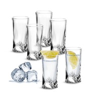 BOHEMIA QUADRO GLASSES VODKA 50 ML SKLO 6 EL