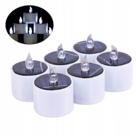 6 ks Solárne lampy LED Flame Candle 9 D-4