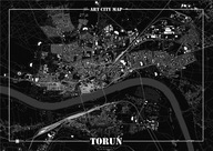 DEKORATÍVNY PLAGÁT - TORUŃ, ART-MAPA