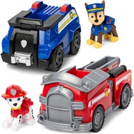 PAW PATROL MARSHALL CHASE + POLICAJNÉ AUTO HASIČSKÉ VOZIDLO