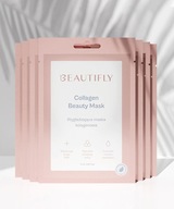 Vyhladzujúca kolagénová plátová maska ​​Collagen Beauty Mask 8 ks.