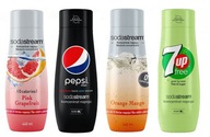 Sirupy Soda Stream BEZ CUKRU PEPSI 7UP OVOCIE 4x