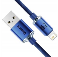 BASEUS STRONG USB LIGHTNING KÁBEL PRE IPHONE IPAD PLETENSKÝ KÁBEL 2,4A 2M