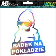 Nálepka na okno RADEK ON BOARD HOLOGRAM