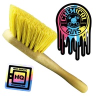 Kefka na pneumatiky CHEMICAL GUYS YELLOW STIFFY BRUSH