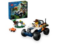 LEGO CITY 60424 Štvorkolka na prieskum džungle s PANDOU ČERVENOU