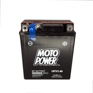 Motobatéria 12V 6Ah YTX7L-BS MOTOPOWER