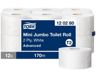 Toaletný papier. Tork 120280 Advanced T2 Jumbo x12