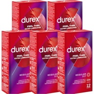 DUREX FEEL THIN EXTRA LUBRICATED tenké lubrikované kondómy 60 ks.