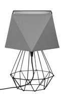 Nočná lampa LOFT, tienidlo, diamantový kôš, drôt