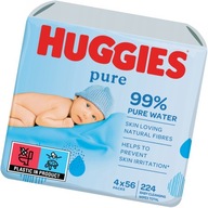 HUGGIES Čisté vlhčené obrúsky 4x 56 ks