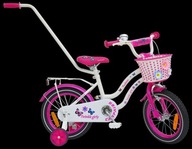 14-palcový bicykel TWINKLE GIRLY Fashion WHITE/Pink