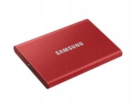 Prenosný SSD disk Samsung T7 500 GB USB-C 3.2 červený