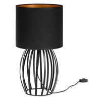 Stolná lampa NIGHT LOFT LAMPSHADE, čierna a zlatá