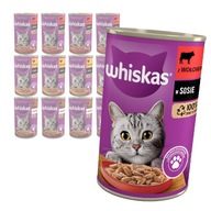 WHISKAS ADULT MIX HOVÄDZIA KURACIA KAČKA 12x400g