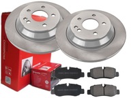 BREMBO ZADNÉ KOTOUČE, DESTIČKY, MERCEDES VITO W447