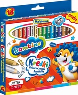 Bambino pastelky, 18 farieb, s Bambino strúhadlom