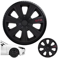 CARBON BLACK HUBCAPS 16 INCH GTR SET univerzálny