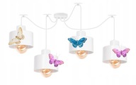 LUSTROVÁ ZÁSADNÁ LAMPA LOFT BUTTERFLY SPIDER 4 LED lampa do detskej izby