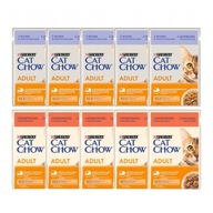 Purina CAT CHOW jahňacie a hovädzie mäso 85gx10