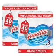 FAMILIA WHITE toaletný papier 3 vrstvy 80 VALCOV