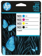 4x org. HP 903 CMYK pre HP 6950 6960 6970 6ZC73AE