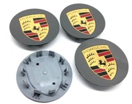 Porsche 76 mm Caps Caps Graphite set