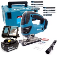 SET Akumulátorová priamočiara píla 18V LXT Makita DJV180RFJ 3Ah + pílové kotúče