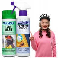 NIKWAX SÚPRAVA OBLEČENIA IMPREGNAČNÁ LÁTKA 2x300ML TEKUTINA NA PRANIE