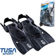 TUSA STRAP FINS šnorchlovacie k bazénu UF0103 nastaviteľné M 35-42 BLK