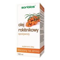 Sanbios Rakytníkový olej za studena lisovaný prírodný rakytníkový olej 100ml