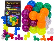 MAGNETICKÉ GOLEČKY bloky LOGICKÁ HRA puzzle deti 4 5 6 7 8 rokov