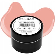 Semilac Gel Builder Cover Pink Milk stavebný gél 15g